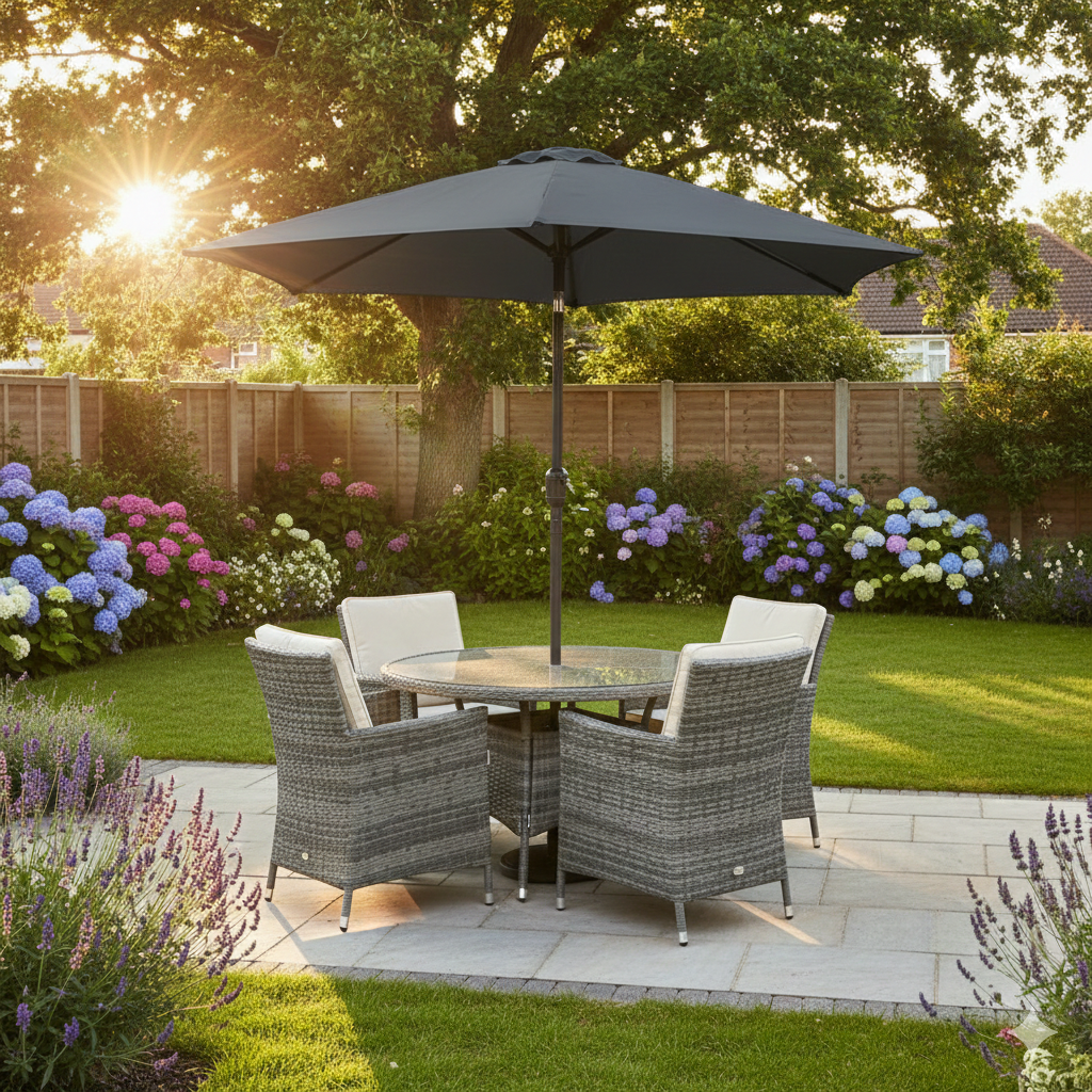 Crank and Tilt Parasol