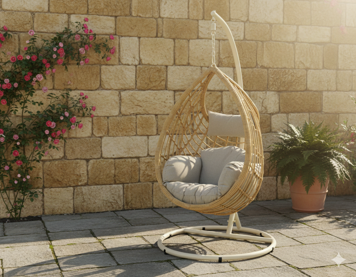 Boca Wicker Hangchair Natural