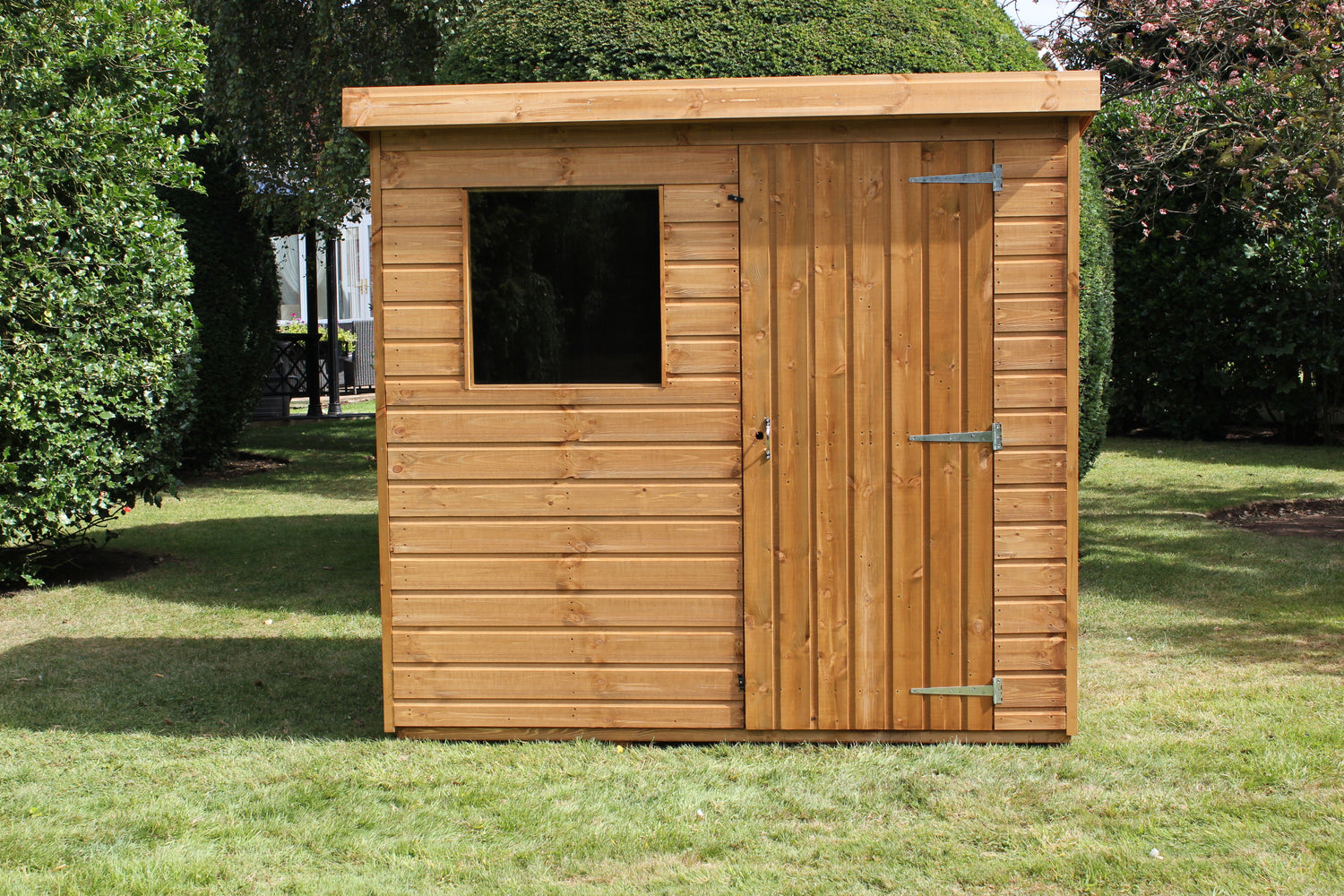 Dalby pent shed