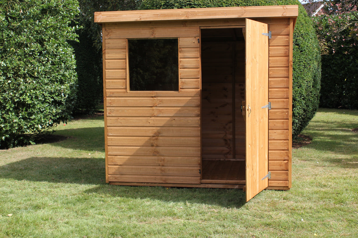 Dalby pent shed