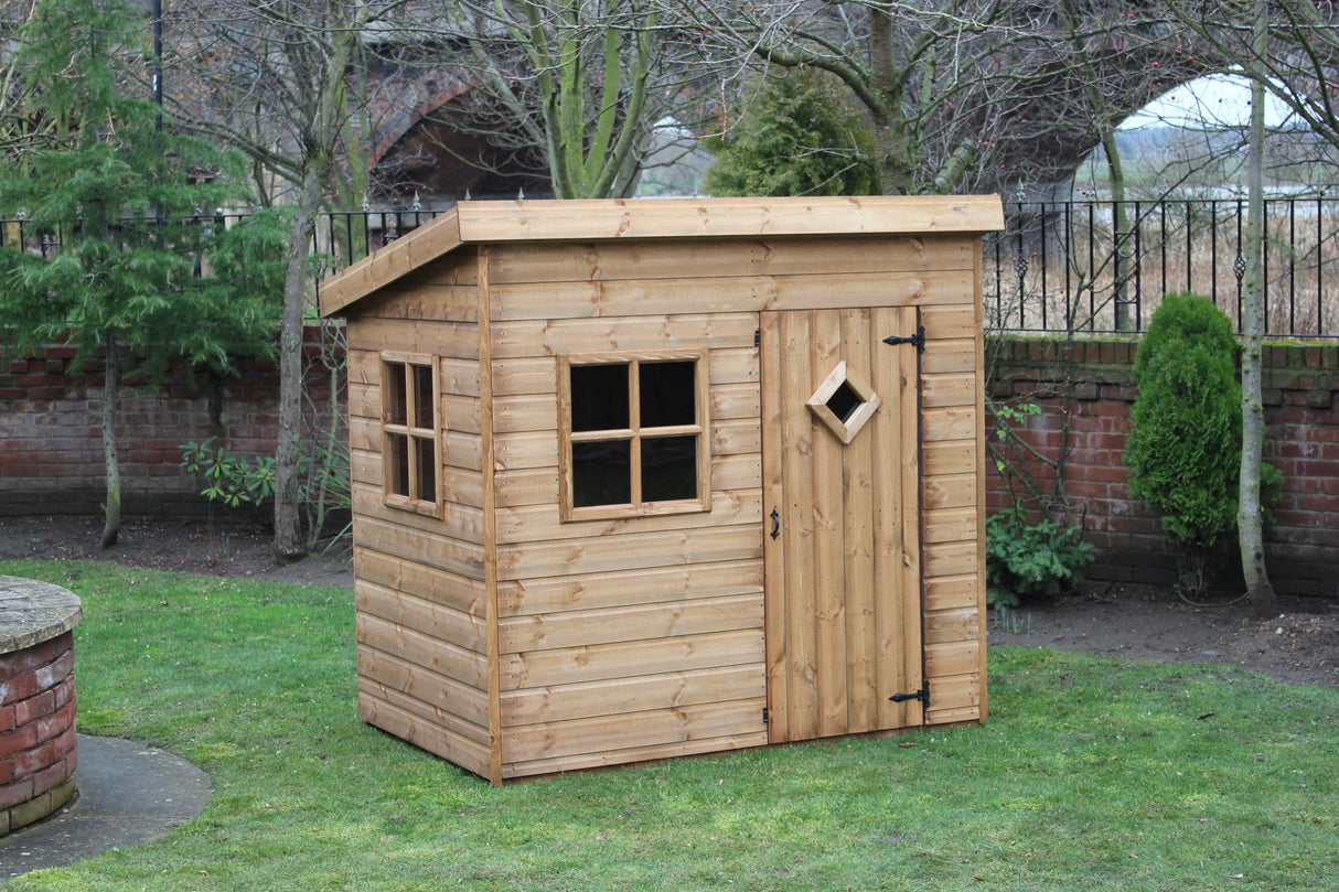 Mini pent house shed 4 x 6