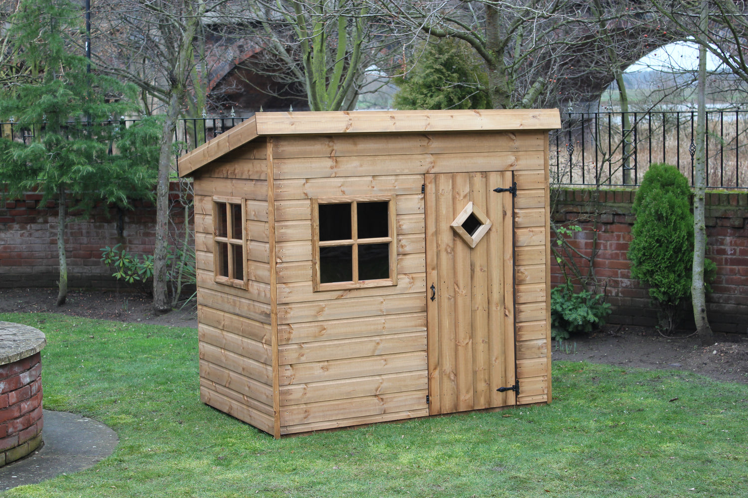 Mini pent house shed 4 x 6