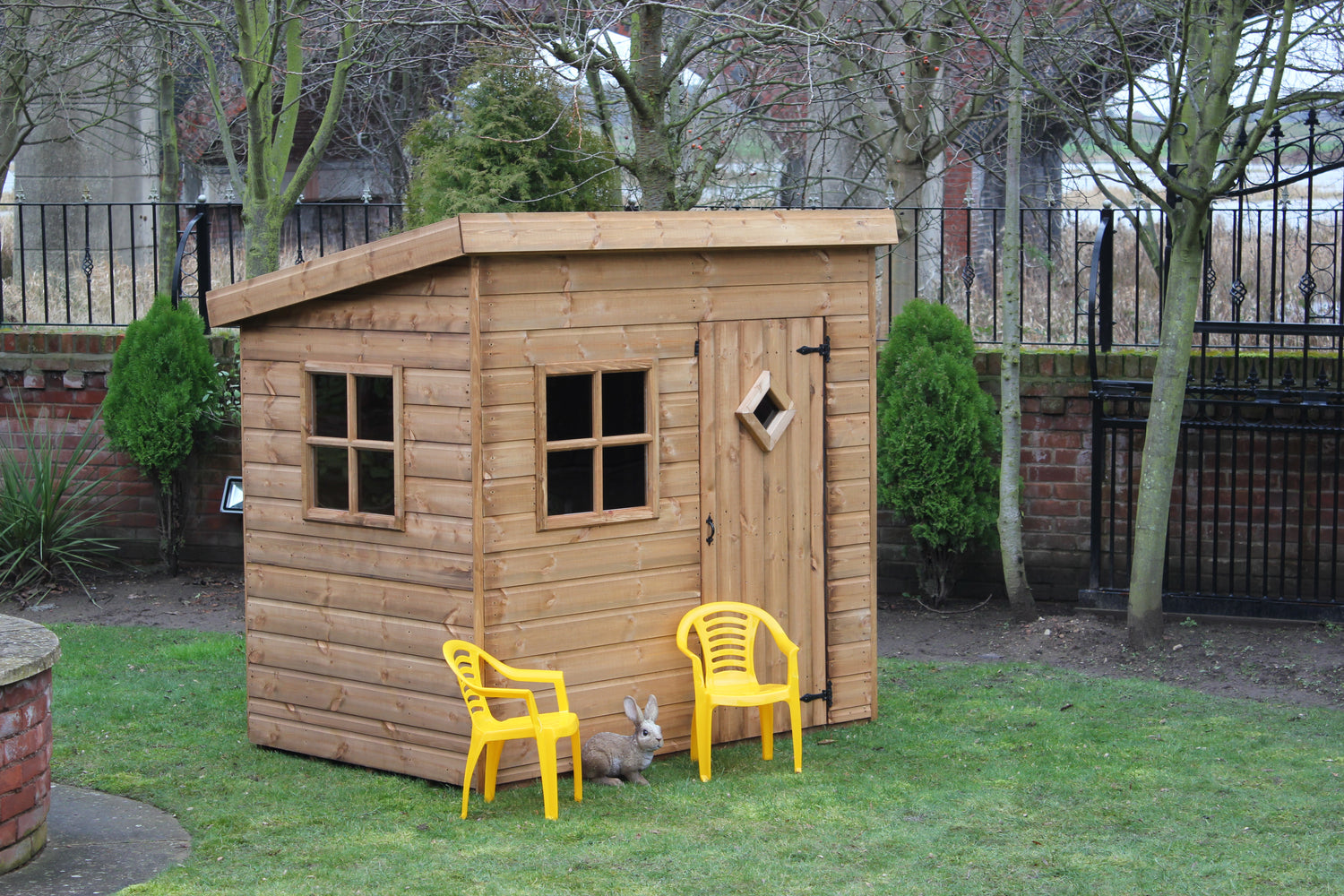 Mini pent house shed 4 x 6
