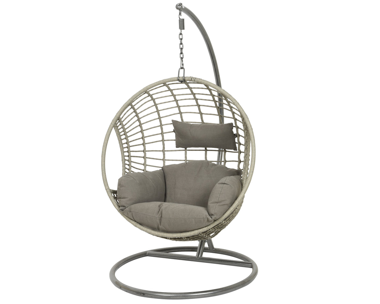 London Single Egg Chair Grey