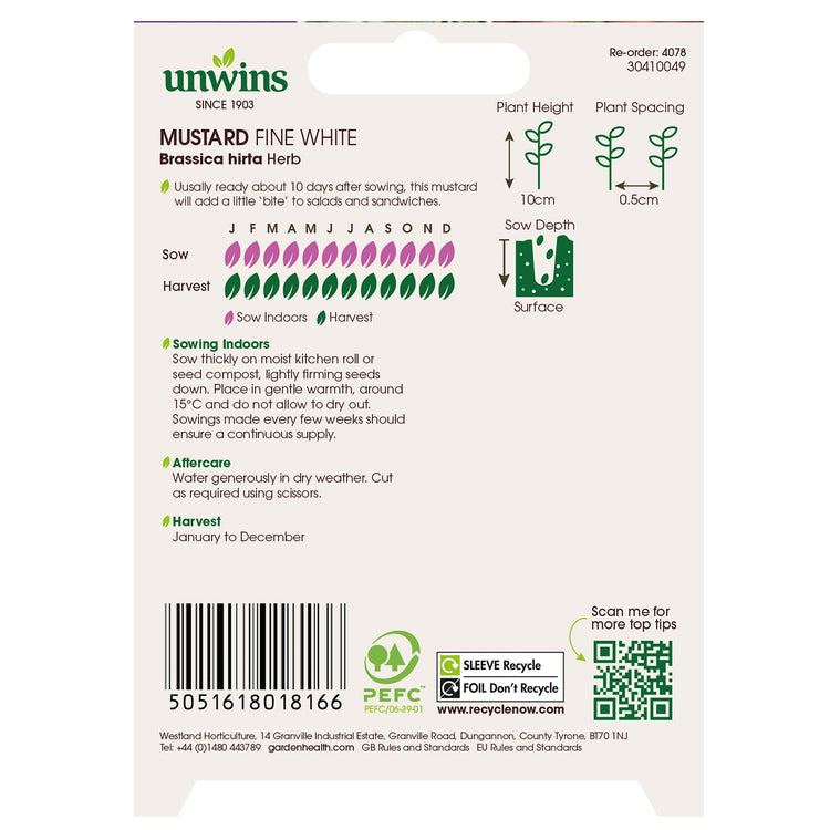 Herb Mustard Fine White Herb