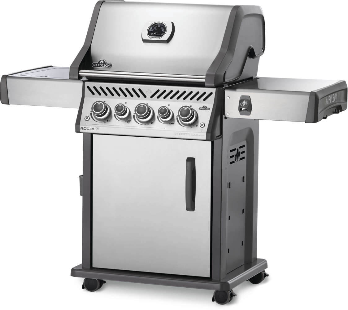 Napoleon Rogue SE 425 LPG stainless larger IR side burner