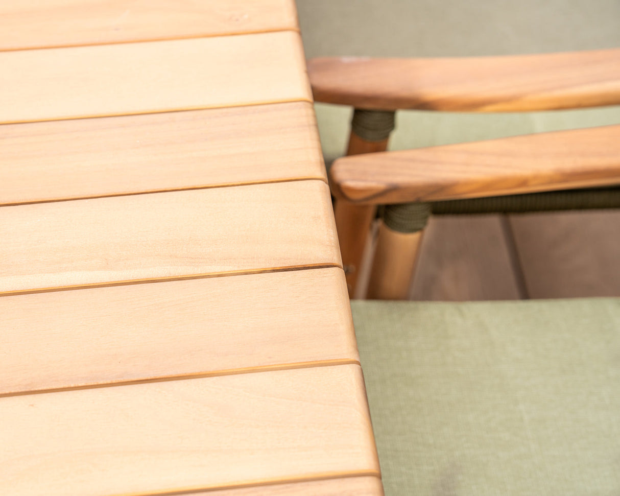 Meadow 6 Seat Dining Set with 180 x 90cm Rectangular Table