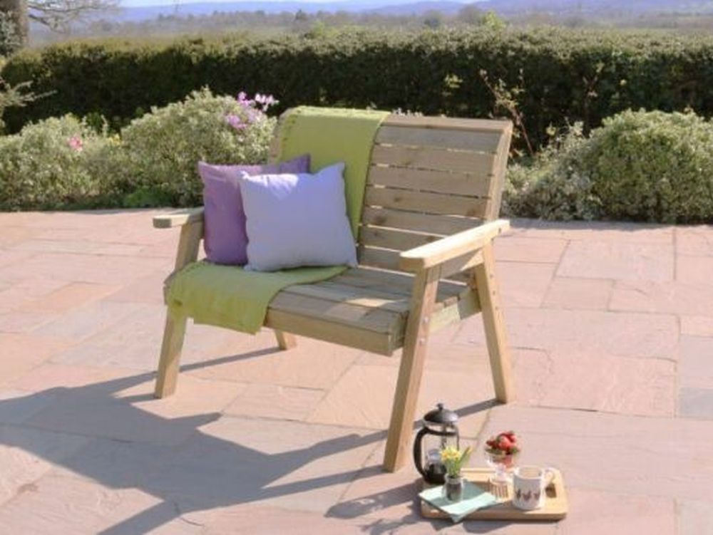 Zest Charlotte 2 Seater Bench