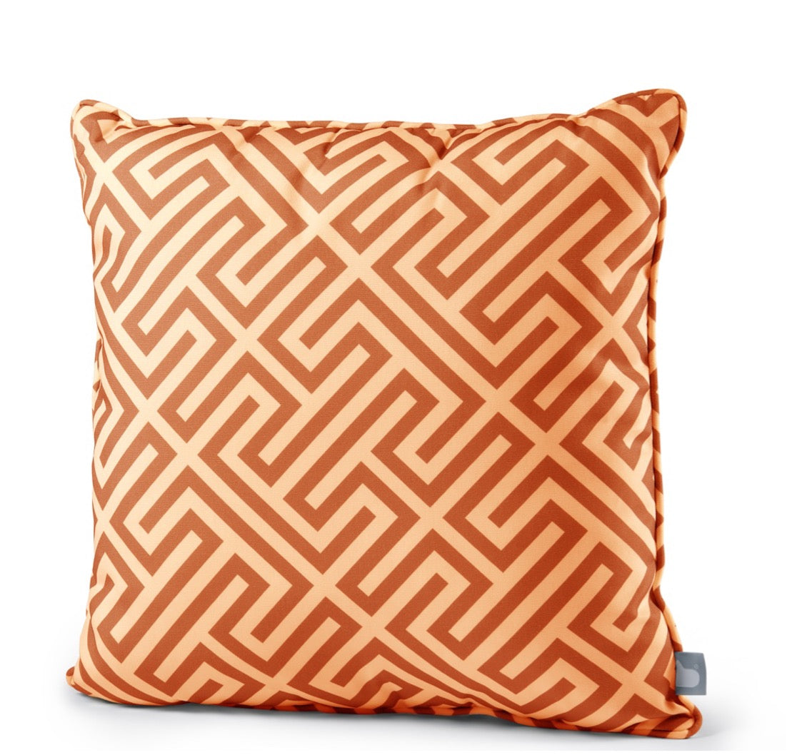 B CUSHION MAZE ORANGE
