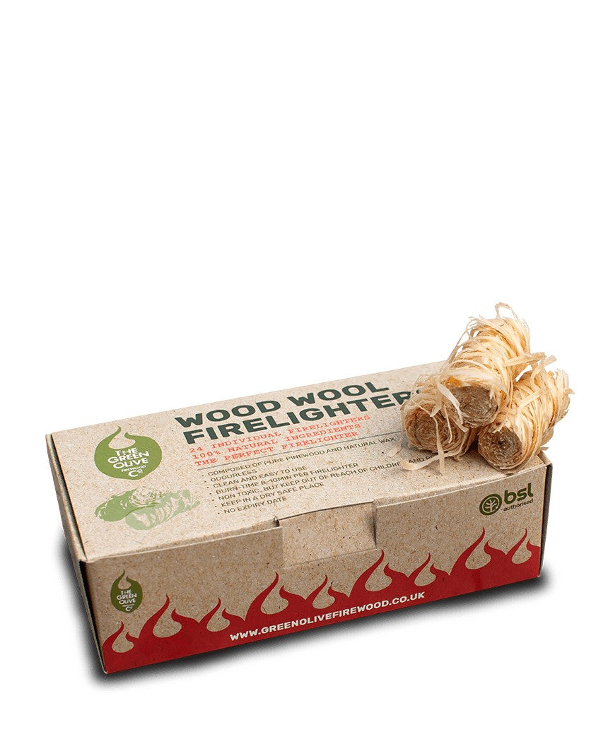 Wood Wool Firelighters 24pcs