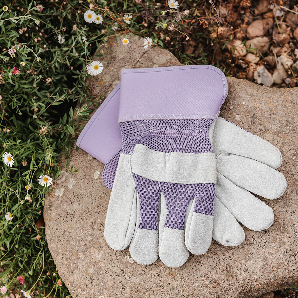 Kent & Stowe Rigger Gardening Gloves Purple Medium