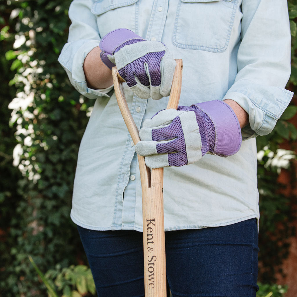 Kent & Stowe Rigger Gardening Gloves Purple Medium