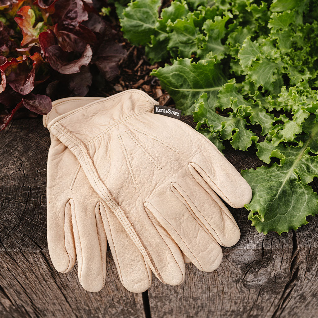 Kent & Stowe Luxury Leather Water Resistant Gardening Gloves Ladies