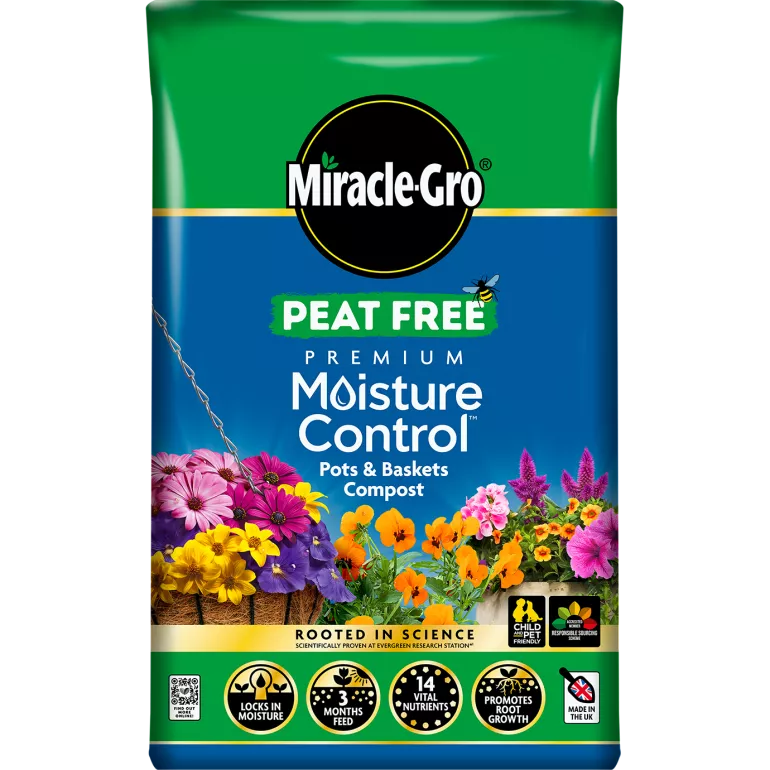 Miracle-Gro Moisture Control Peat Free Compost