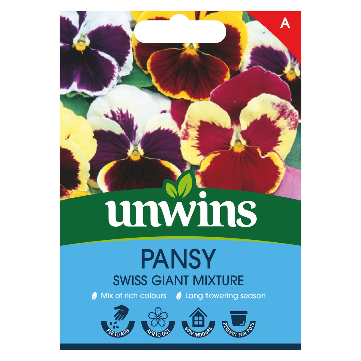 Pansy Swiss Giant Mixture