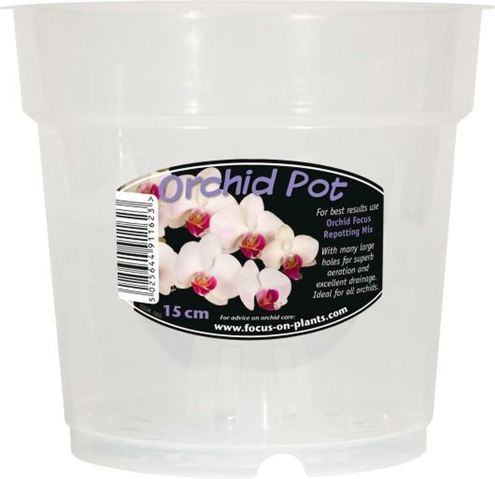 Clear Orchid Pot