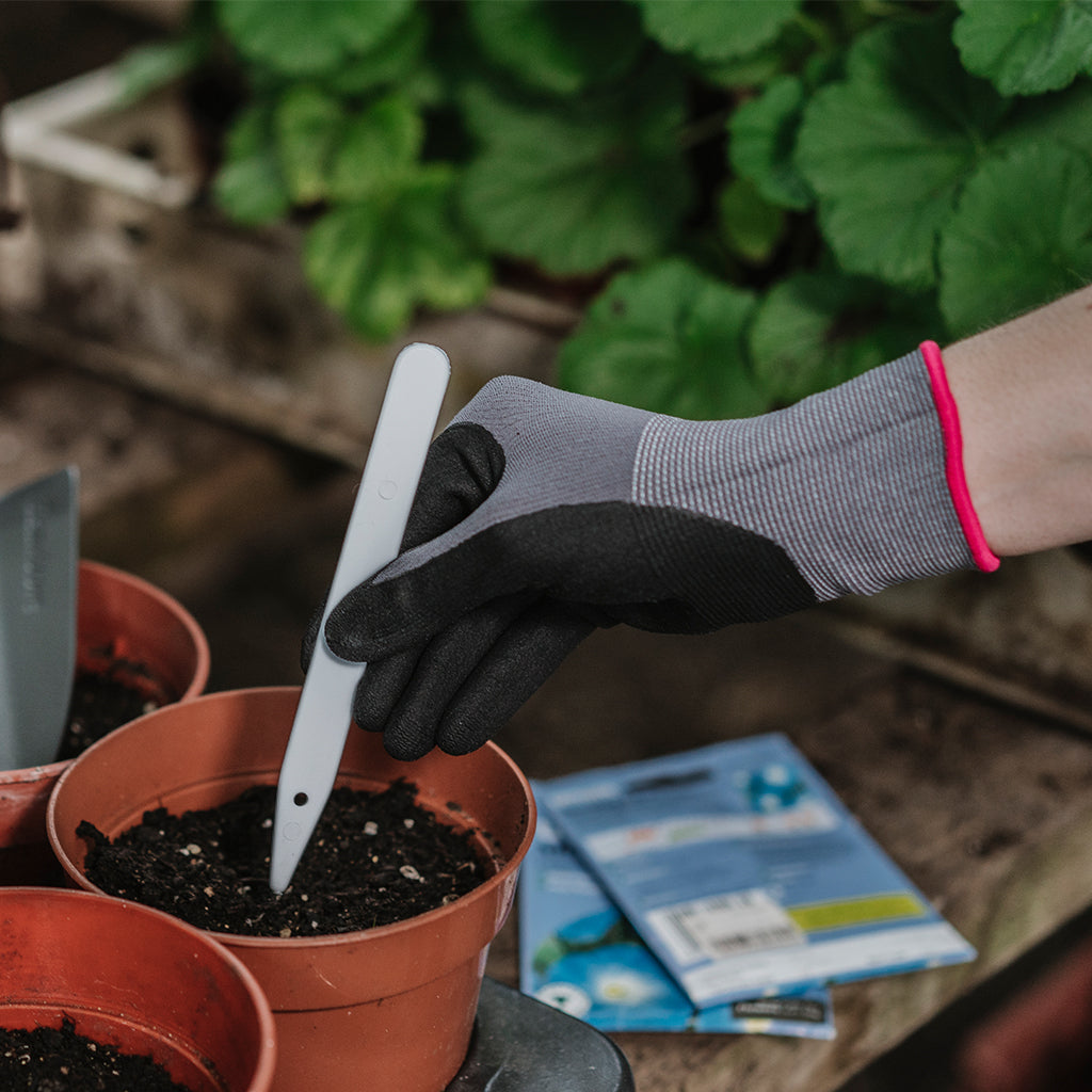 Kent & Stowe Premium Seed & Weed Red Gardening Gloves Large