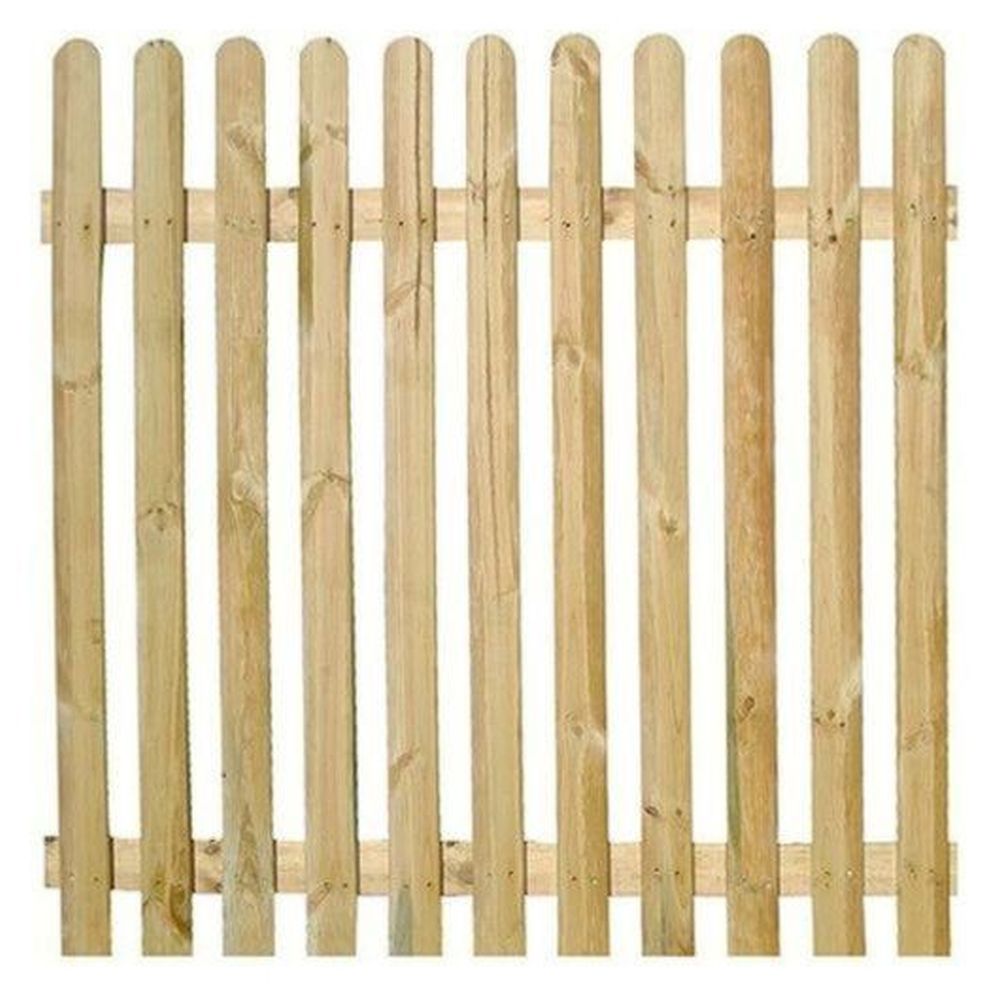 Rounded Top Picket Pale Fencing 1.83m x 0.30m