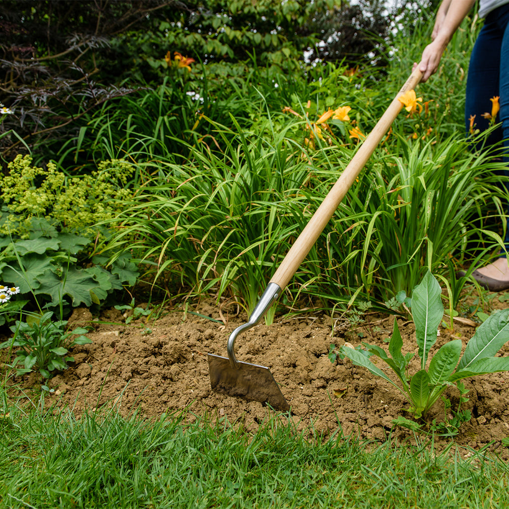 Kent & Stowe Stainless Steel Long Handled Draw Hoe