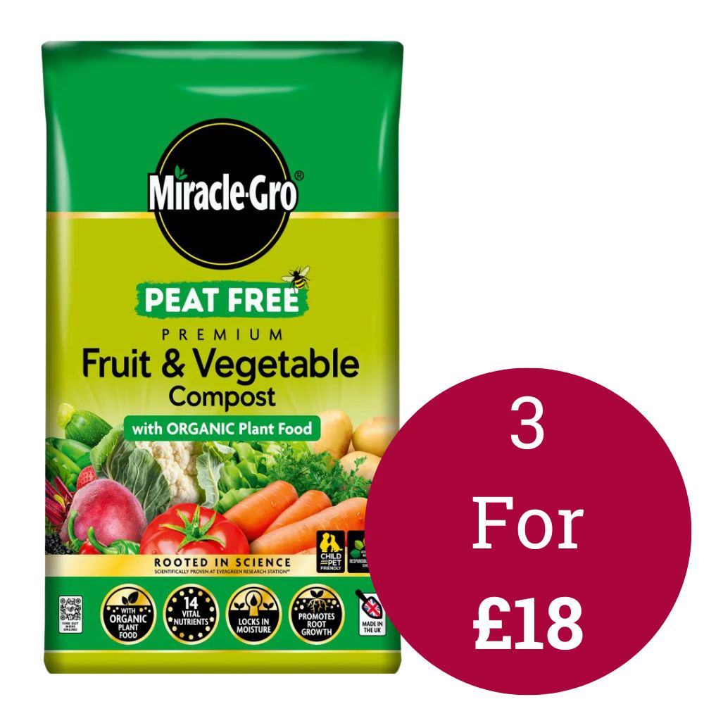 Miracle-Gro Organic Fruit & Veg Peat-Free 40L
