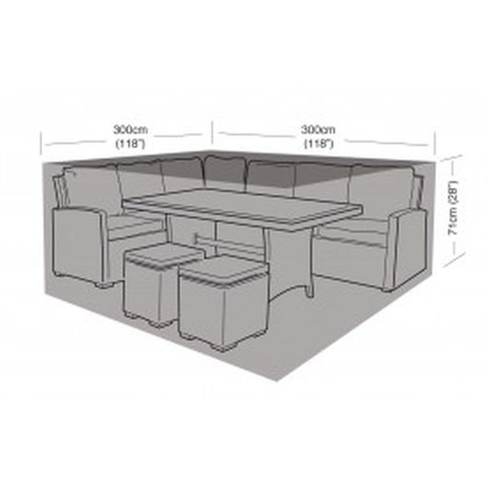 Large Square Casual Dining Set Cover