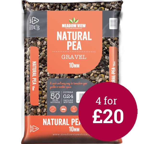 Natural Pea Gravel 10mm