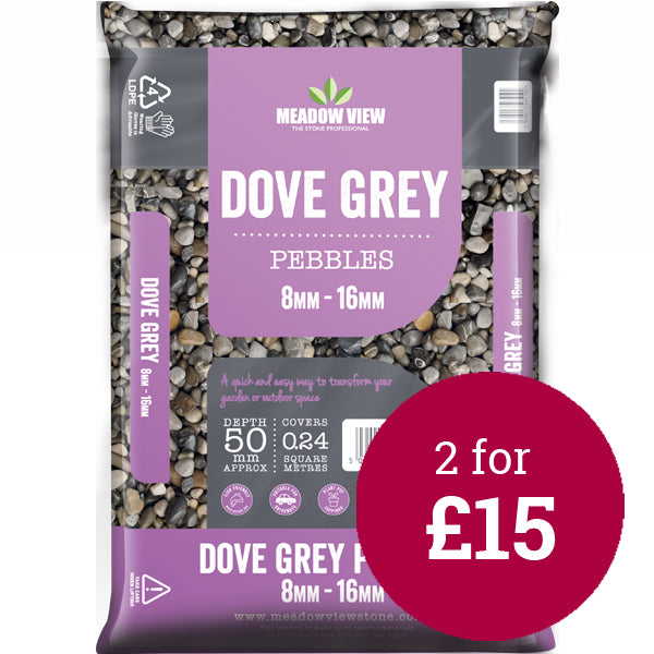 Dove Grey Pebbles 8-16mm