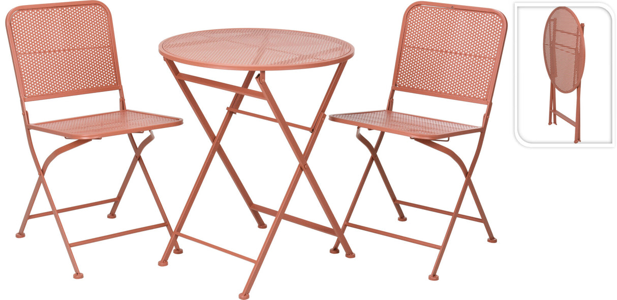 Bistro Garden Set Metal 3pcs