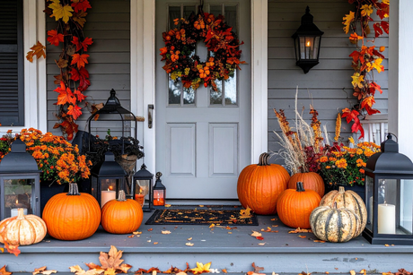 Autumn Front Door Ideas: 15 Ways to Create a Warm and Welcoming Entrance