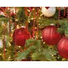 Bead garland xxl plastic shiny Red