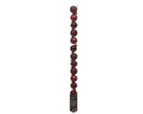 Baubles shatterproof shiny, matt, glitter mix -red