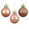 Baubles peach pearl 3cm