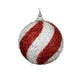Bauble foam with tinsel 8cm