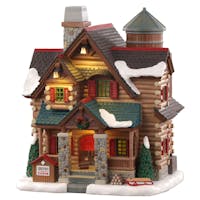 Lemax Chestnut Cabin With 4.5V Adaptor