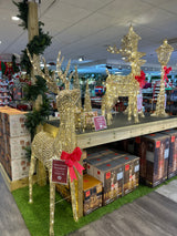GlitterTwist Reindeer - Gold (Various sizes)
