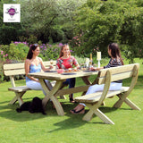 Harriet Table & 2 Bench Set