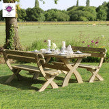 Harriet Table & 2 Bench Set