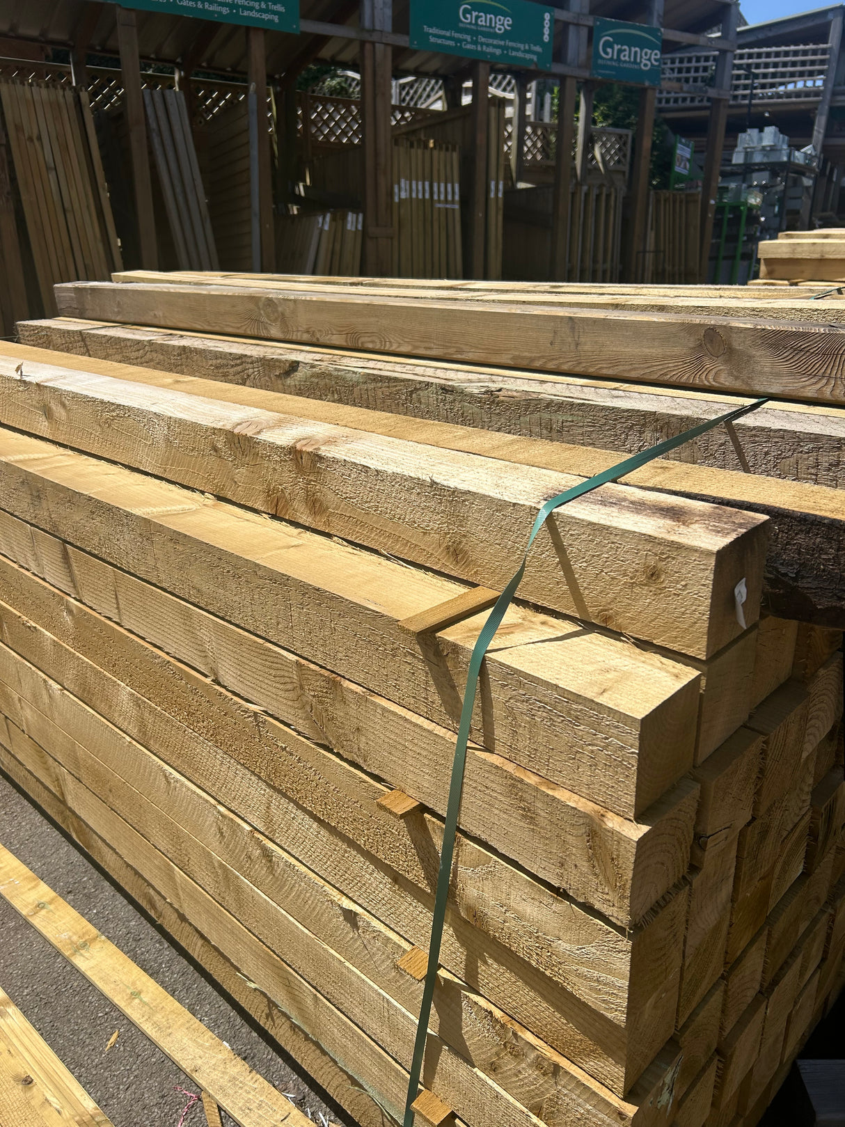 Post 2.4 m x 75 x 75 mm