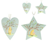 Tin Star/Heart Dec - Winnie-The-Pooh - Eeyore
