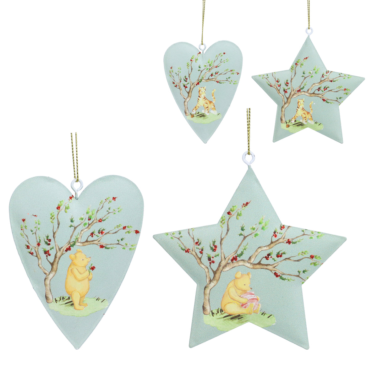 Tin Star/Heart Dec - Winnie-The-Pooh - Tigger,