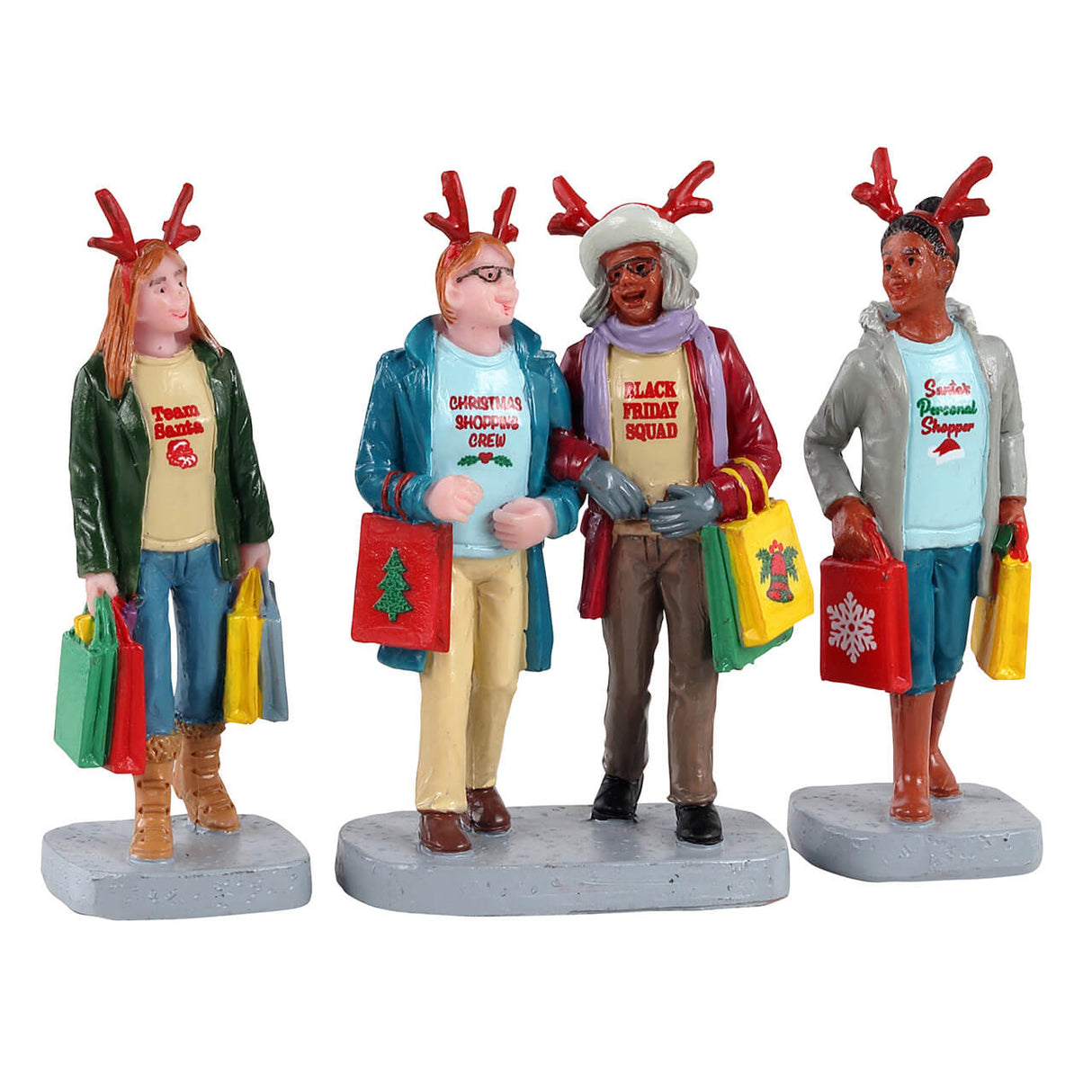 Girls Christmas Shopping Trip Set Of 3