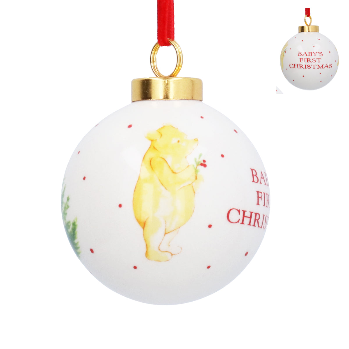Ceramic Ball Dec - Winnie-The-Pooh 'Baby's 1st