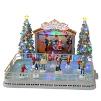 Lemax Christmas Grove Skating Rink With 4.5V Adaptor