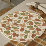 Autumn Leaf Circular Placemat
