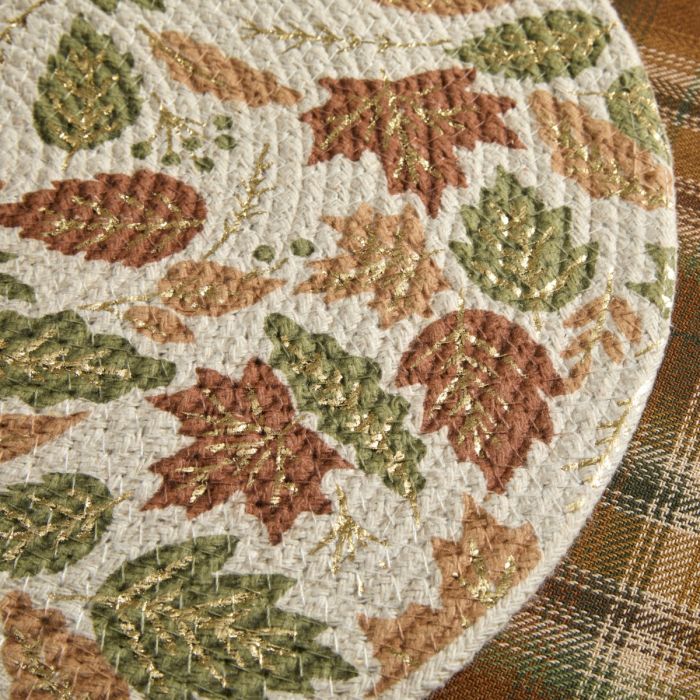 Autumn Leaf Circular Placemat
