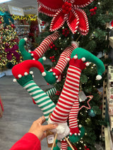 Elf Leg On a Wooden Stick