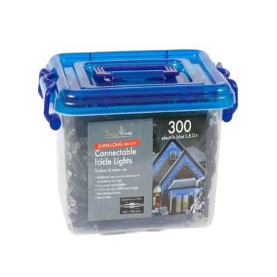 300 Connectable Icicle Lights (Various colours)