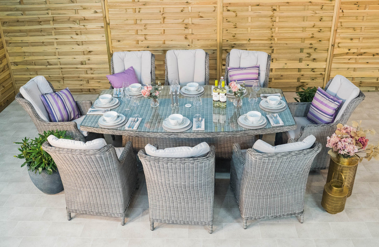 Olivia 8 Seat Dining Set