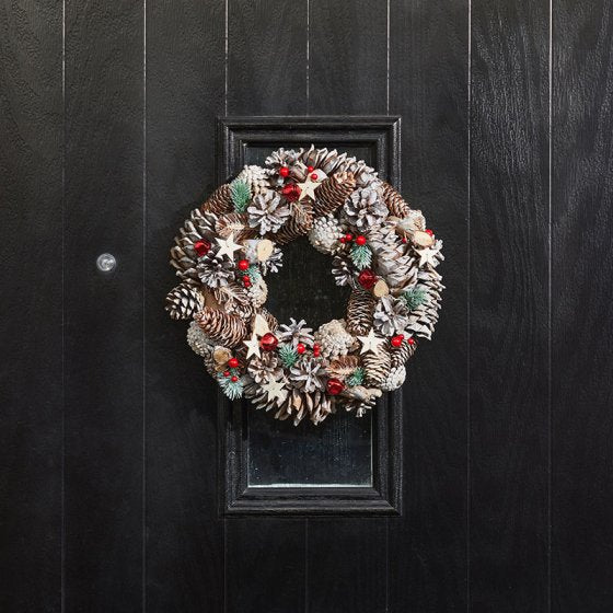 FrostStar Wreath - 30 cm