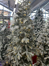 Elsa Frosted Snowy Fir Pre-Lit 7ft